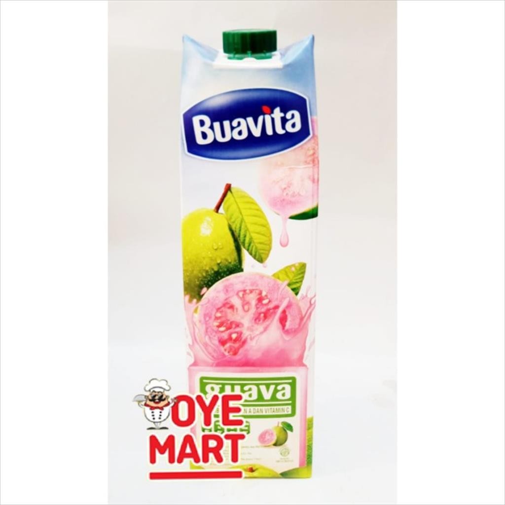 

BUAVITA JUICE GUAVA 1LITER / JUS BUAH RASA JAMBU