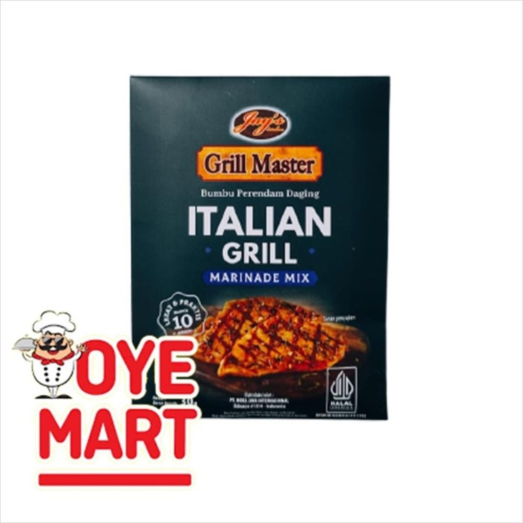 

GRILL MASTER ITALIAN GRILL MARINADE 30G / BUMBU PERENDAM DAGING