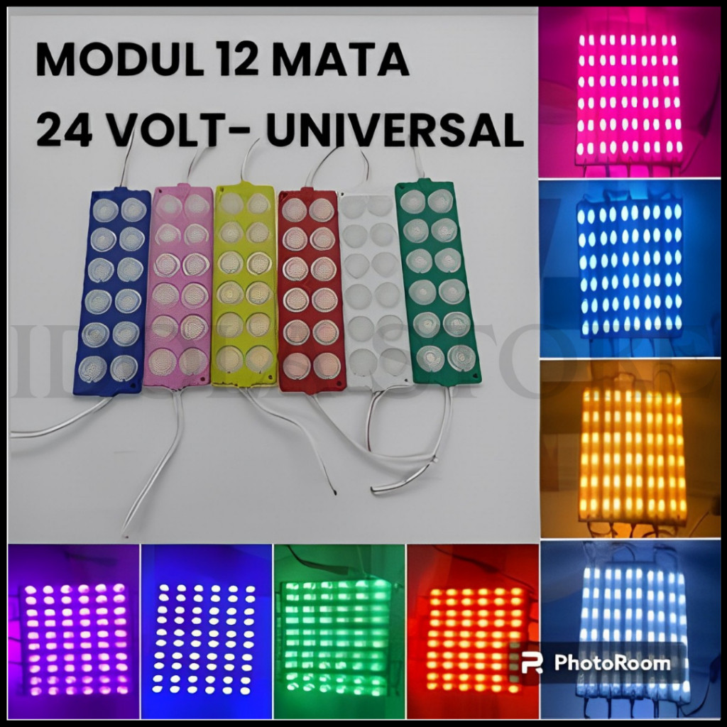 LAMPU KOLONG MODUL LED 12 MATA DAN 24 VOLT TERMURAH TERLARIS