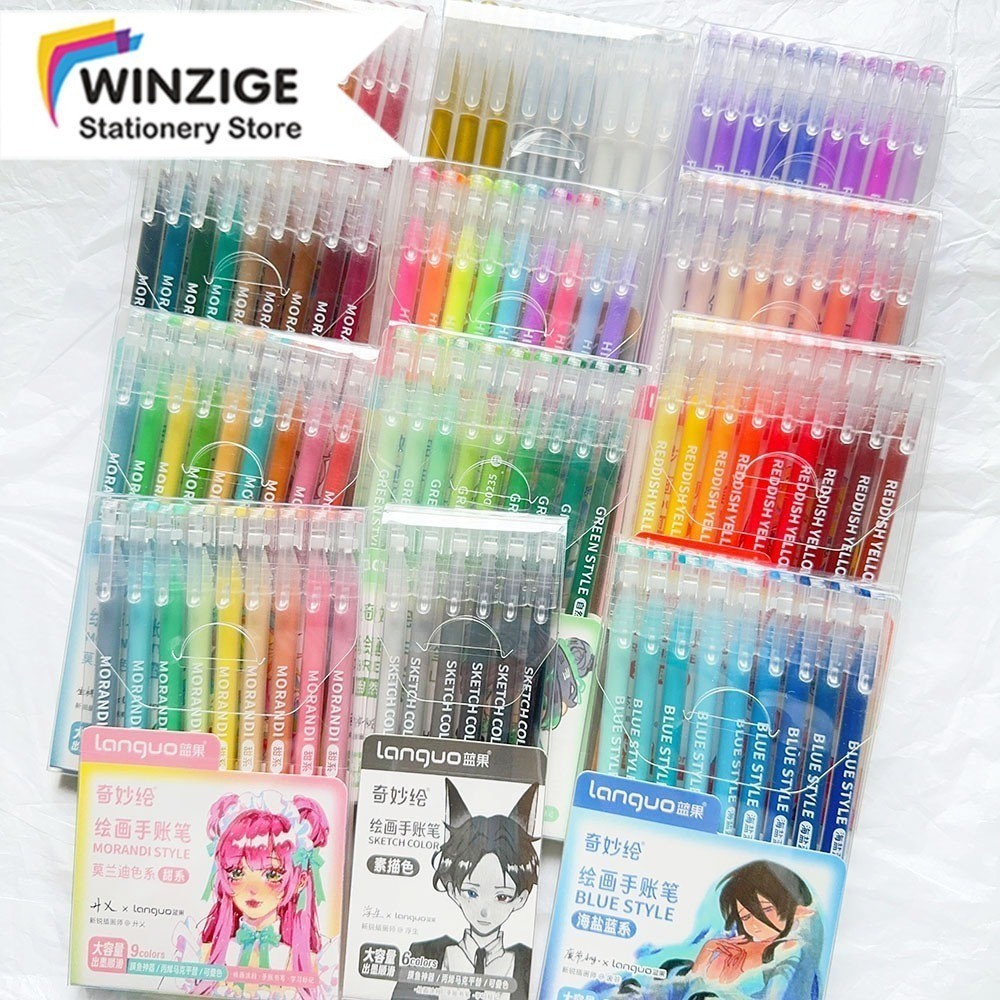 

WINZIGE Pulpen Warna Warni / Acrylic Marker / Pulpen Aesthetic / Pulpen 1 Pack / Pena / Pen / Pulpen Alat Tulis / Spidol Akrilik Marker / Art Supplies