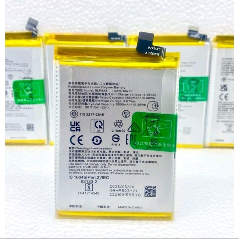 BATRE BATERAI OPPO A57 4G 2022 / OPPO A77S ORIGINAL 100% BLP923