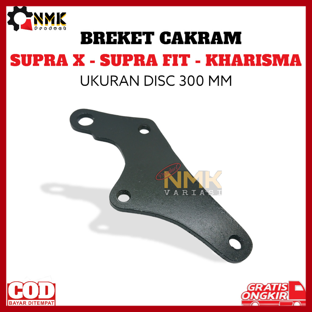 Breket Kaliper Piringan Cakram Supra X 125 Karisma Disc 300mm Depan