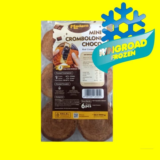 

MADAM BUN MINI CROMBOLONI CHOCO 210 GR - 6 PCS