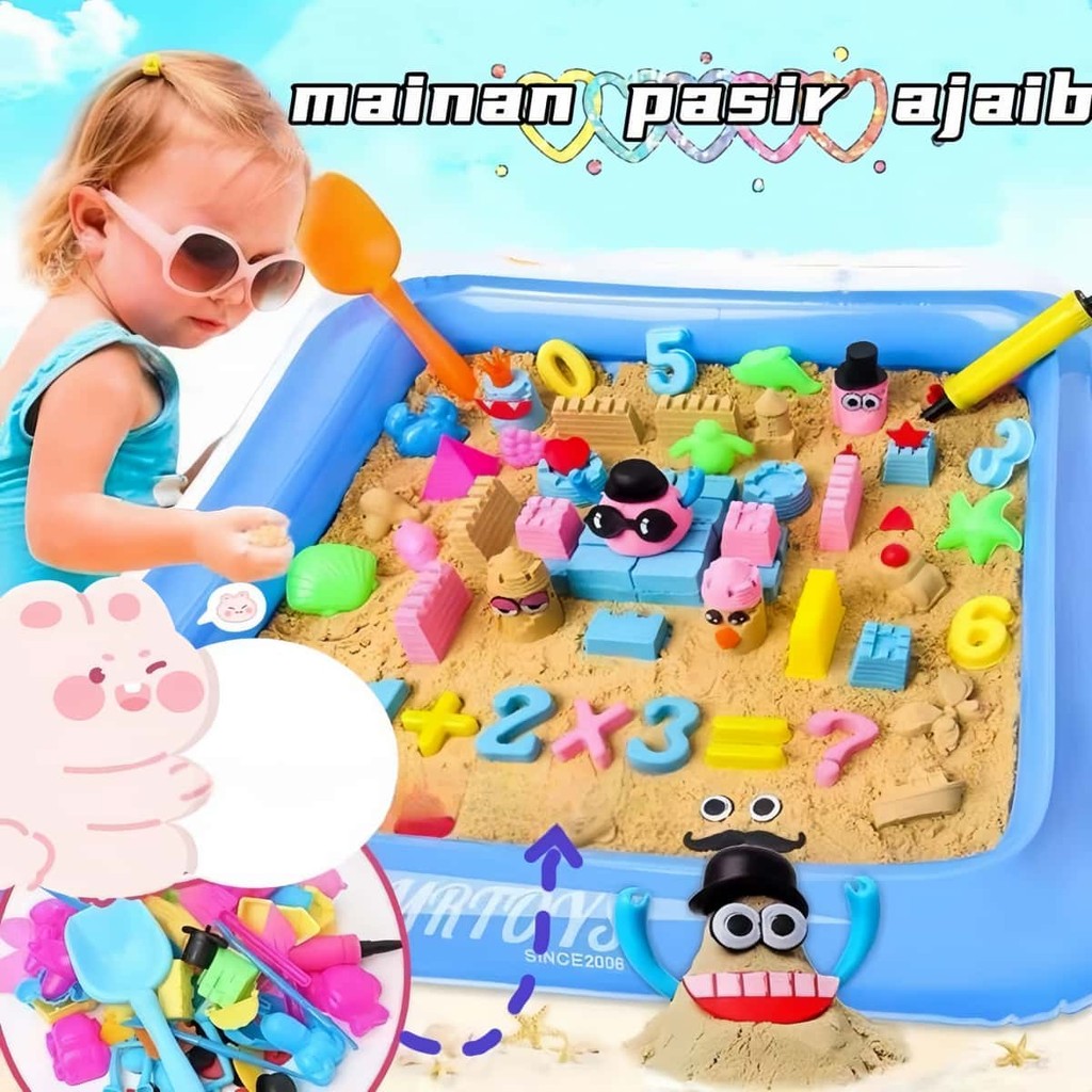 Ditetapkan Untuk Dijual Pasir Luar Angkasa Ajaib Mainan Pasir Ajaib Edukasi Anak /Edukasi Kreatif Re
