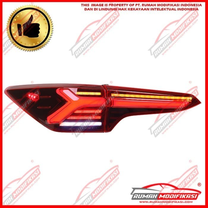 STOPLAMP - TOYOTA FORTUNER VRZ 2016-2019 - LIGHT BAR - LAMBO - RED