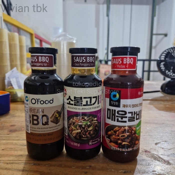 

vv Daesang Chung Jung One Beef Galbi / Bulgogi BBQ Sauce Marinade 500 gr - BULGOGI