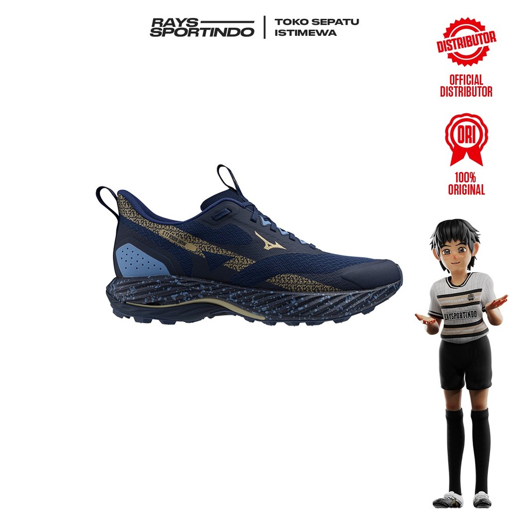 SEPATU RUNNING MIZUNO WAVE RIDER TT 2