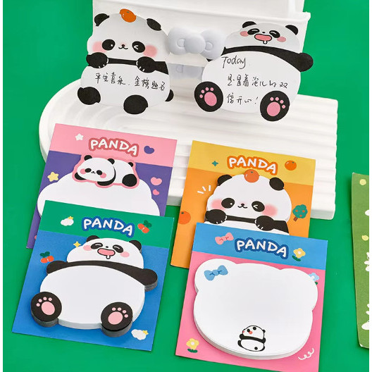

Sticky Note Lucu Isi 30 Lembar Motif Panda Note Catatan Tempel Gwiyeo