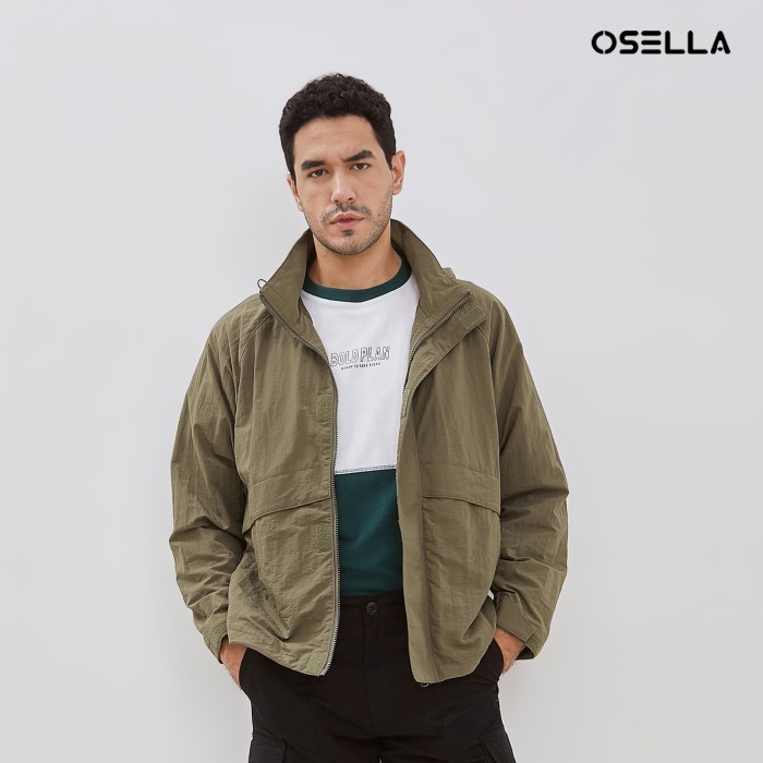 Osella Windproof Jacket 10614001 | Jaket Pria Lengan Panjang