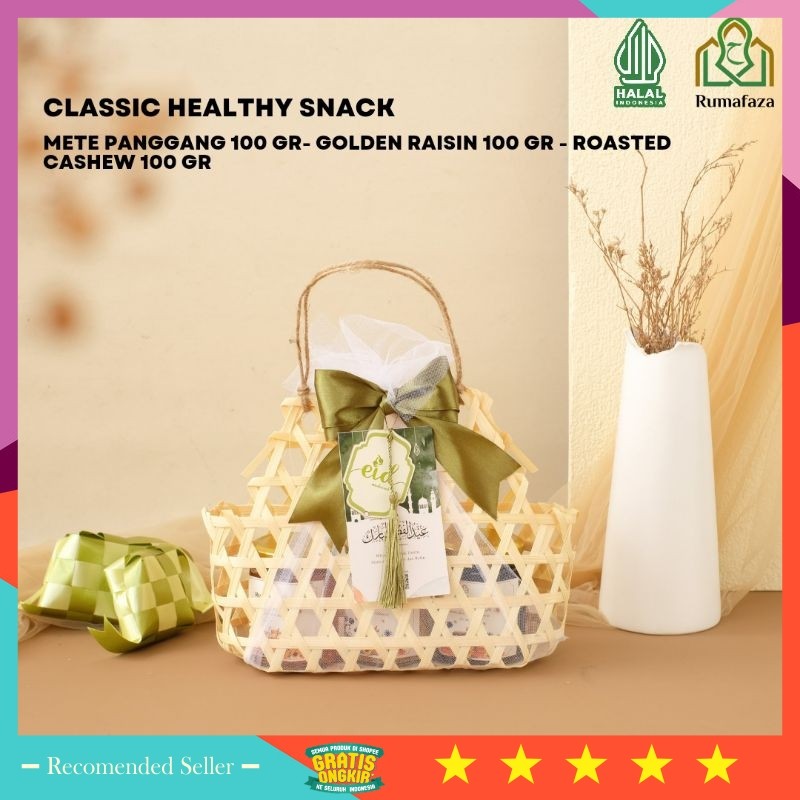 

Kado Natal tahun baru happy new years bagus murah unik / Clasic Healthy Snack Hampers( 1 Jar Kacang Mete, 1 Jar Kacang Almond, 1 Jar Kismis) - Gift Set/Kado Nikah, Hari Besar, Ulang Tahun, Ramadhan, Imlek (CNY), Promil, Lahiran, Hari Raya, Wisuda