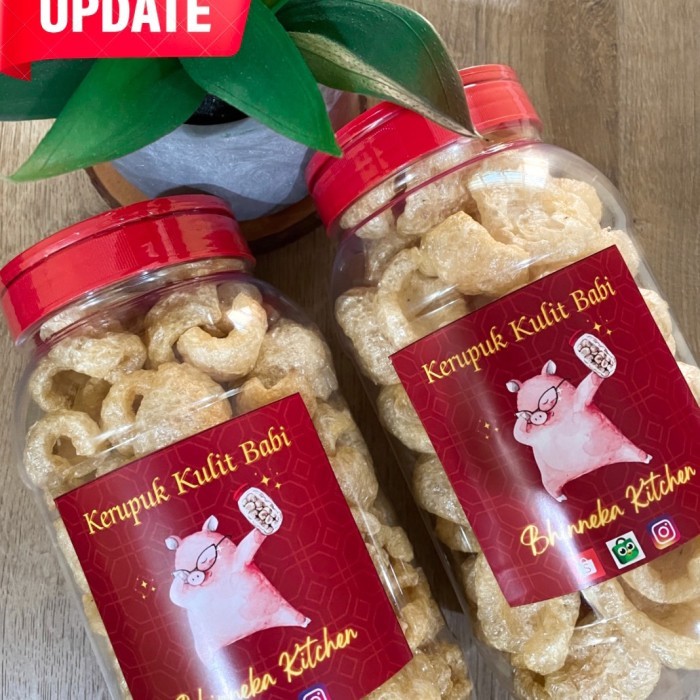 

BEST SELLER Kerupuk Kulit Babi 2 Liter - Original