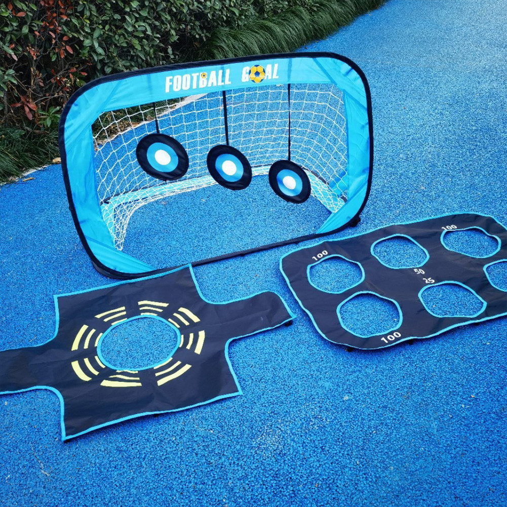 Kids Soccer Goal 4 Goal Modes Football Training Shooting Target Net Football Target Net for Backyard