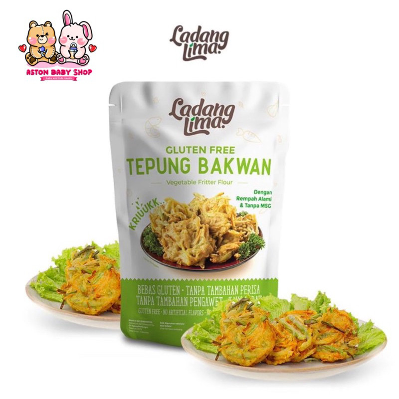 

Ladang Lima Tepung Bakwan Gluten Free 200gr / Tepung Goreng Instant Sehat