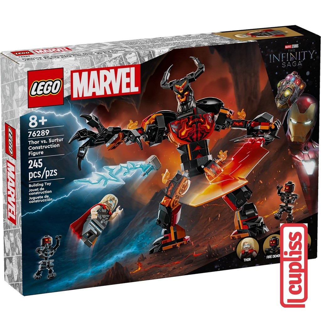 LEGO Original Superheroes 76289 Thor vs Surtur Construction Figure Cupliss KG