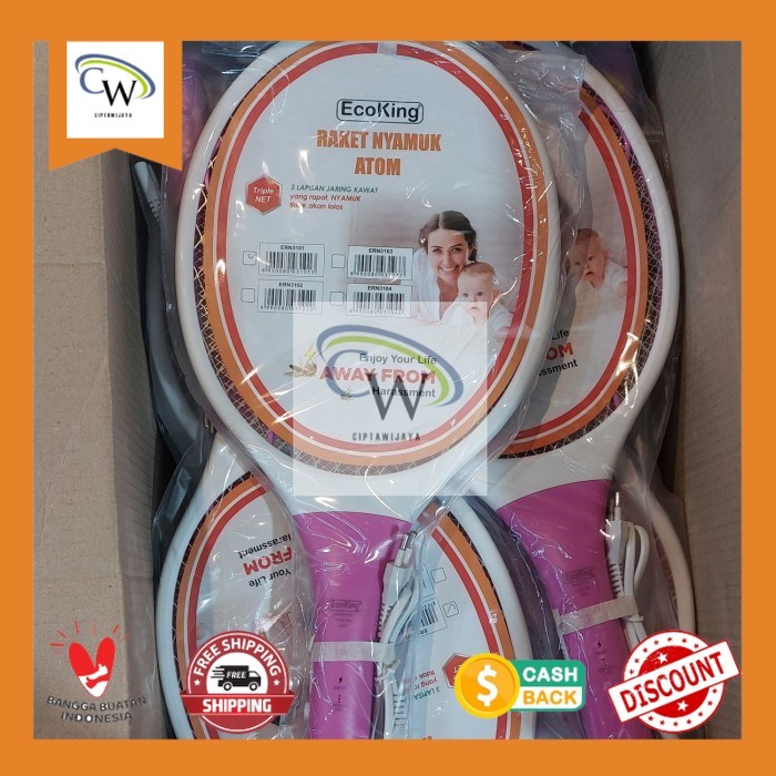 Raket Nyamuk ECOKING / Raket Nyamuk Charger