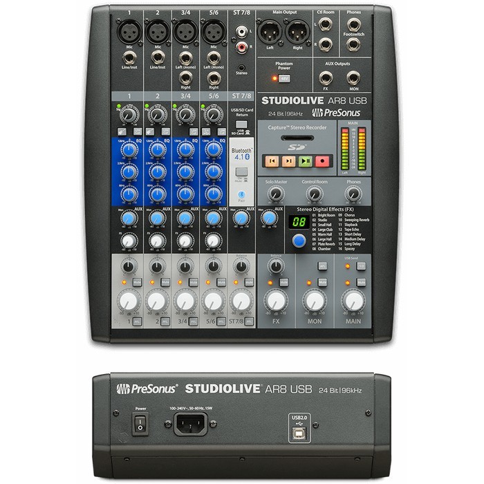 PreSonus StudioLive AR8 USB Hybrid Mixer dk