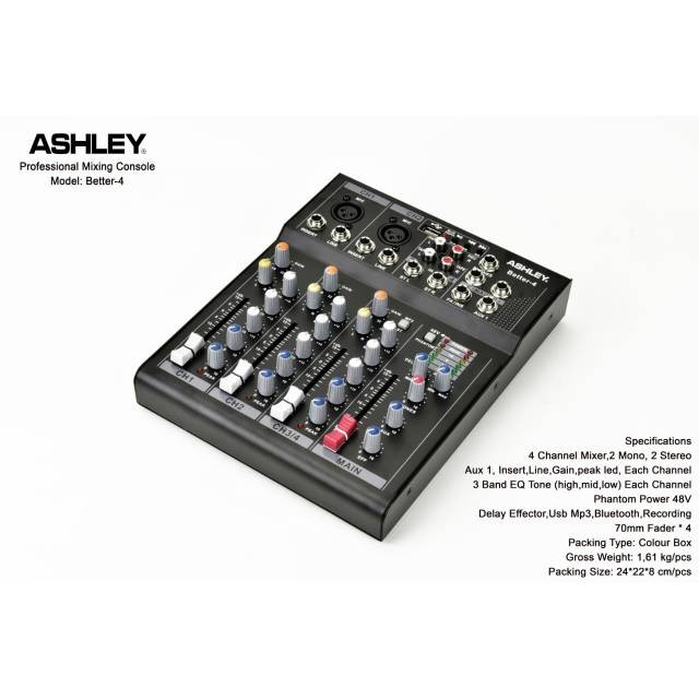 MIXER ASHLEY 4channel BETTER 4 ORIGINAL