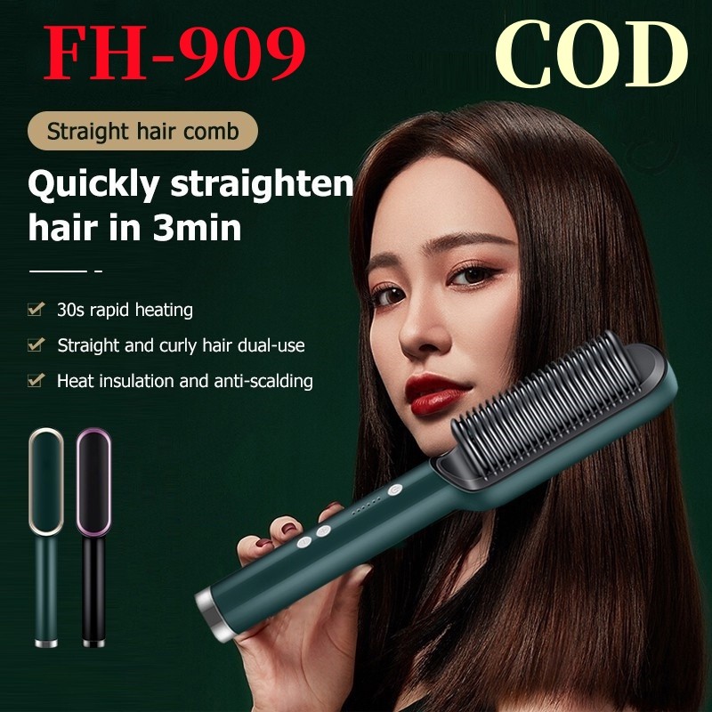 FH-909 CATOKAN PELURUS RAMBUT MURAH ALAT PENGERITING RAMBUT PELURUS RAMBUT, BELAT SERBAGUNA DENGAN I