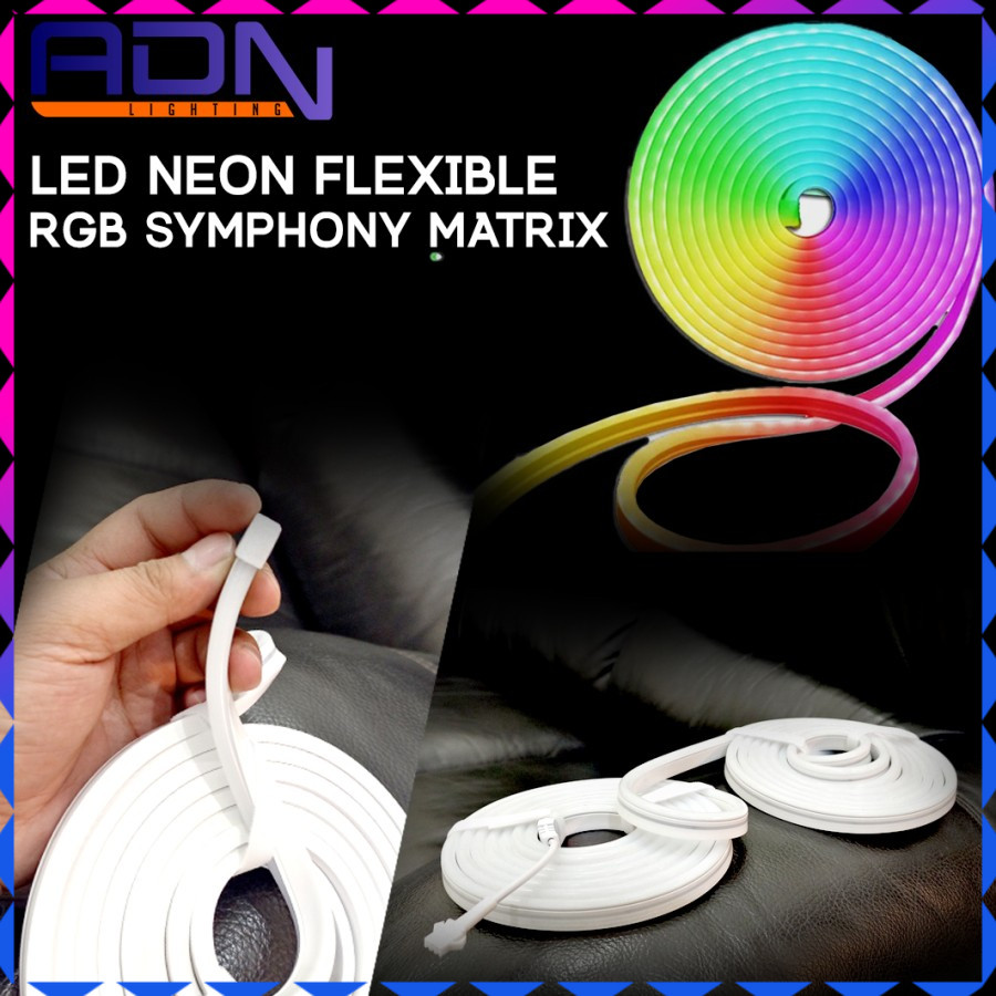 LED ALIS NEON FLEXIBLE FLEX RGB MATRIX SYMPHONY 12V RUNNING METERAN
