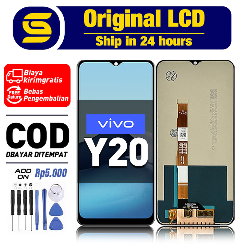 ORI LCD VIVO Y20 Original Fullset hp Touchscreen asli New Free shipping COD