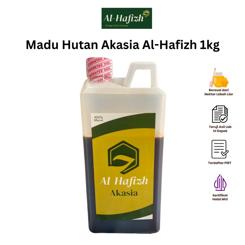 

Madu Murni Asli 100% Nektar Akasia Al-Hafizh Kemasan 1kg