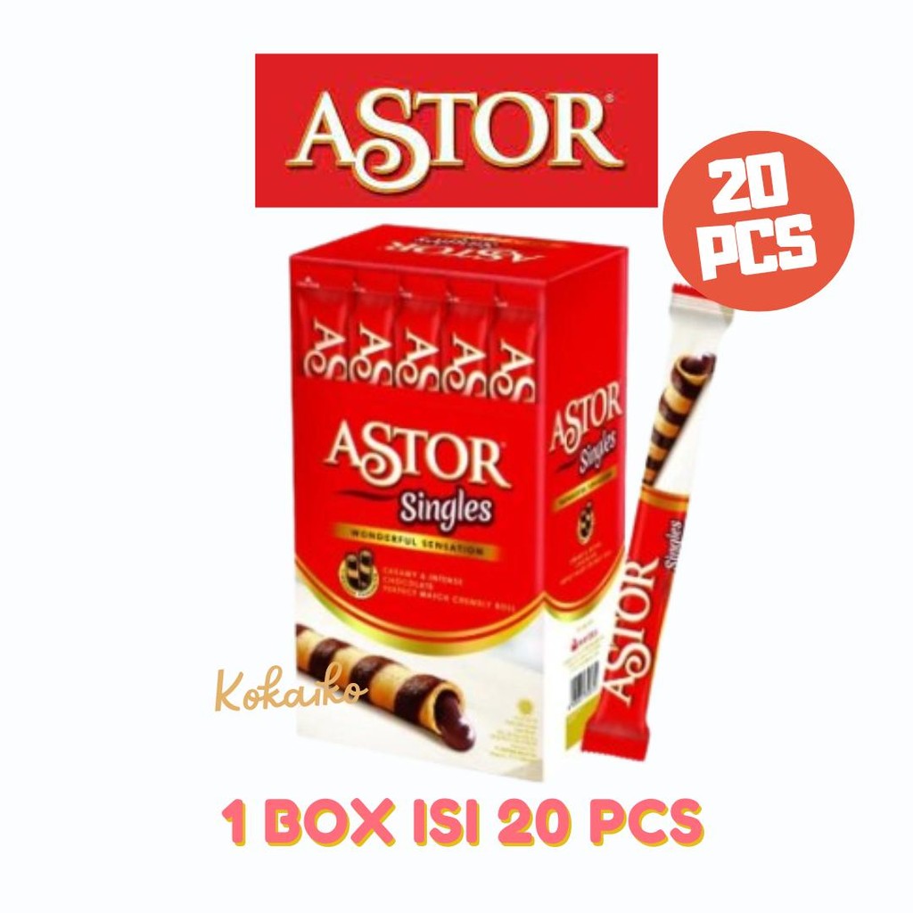 

Astor Single 1 Box isi 20 pcs @14gr - Astor Coklat