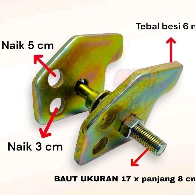 Peninggi Belakang Megapro Peninggi Shock Belakang New Megapro