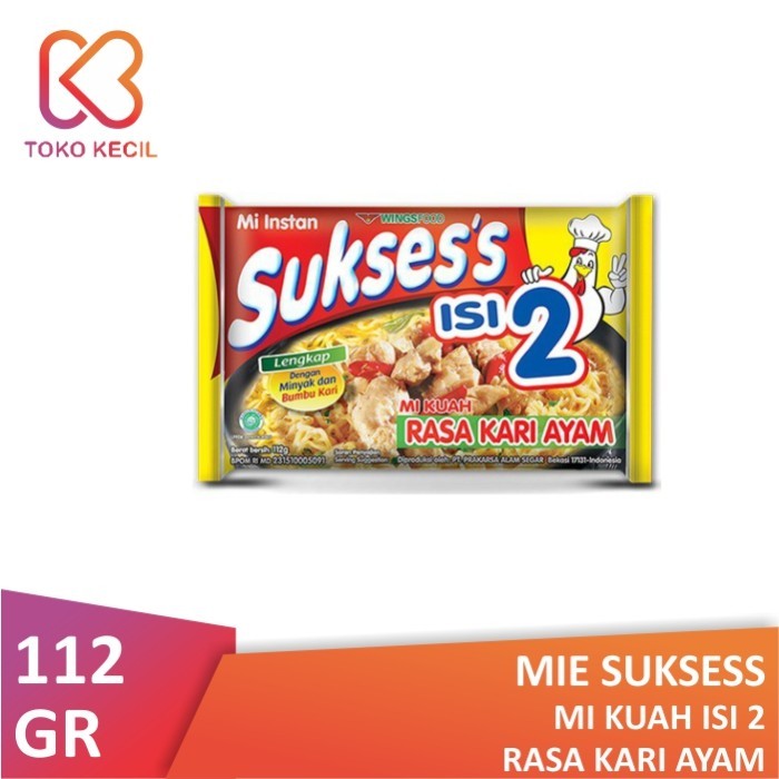 

Mie Suksess Kuah Kari Ayam 112gr