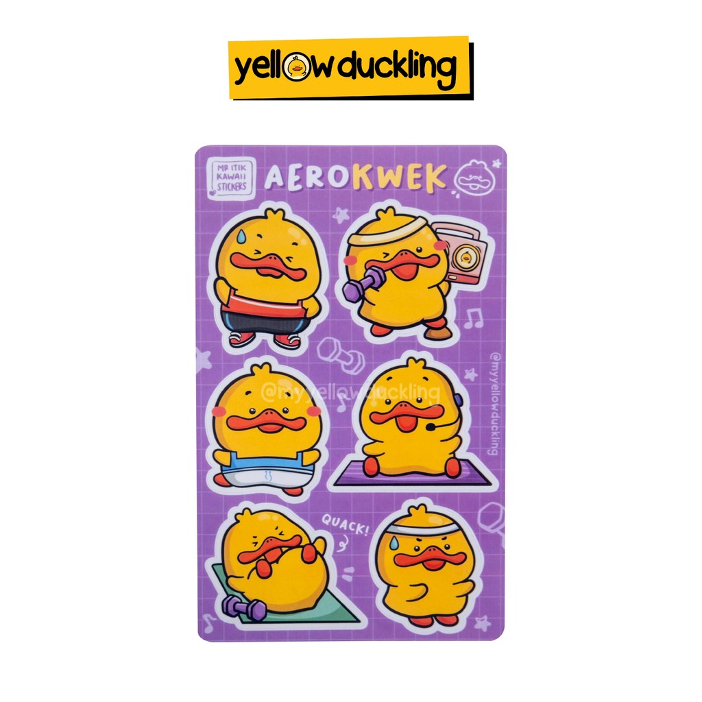 

STICKER - AEROKWEK - YELLOW DUCKLING