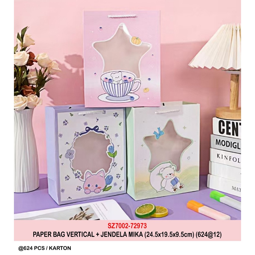

PAPER BAG VERTIKAL KARAKTER / PAPER BAG LUCU / PAPER BAG KADO SZ7002-72973