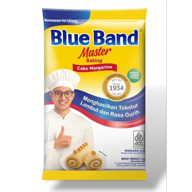 

BLUEBAND MASTER CAKE MARGARINE 1KG POUCH | BLUEBAND MENTEGA BAKING