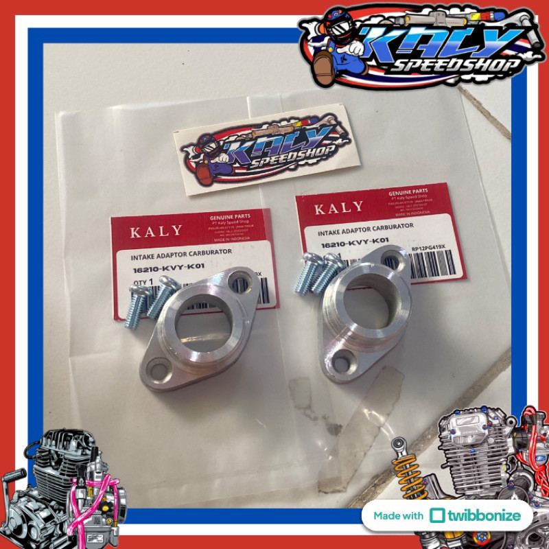 TERLARIS Adaptor Sambungan Manipol Mio Beat ke Karbu Revo Grand Legenda Kharisma Supra intek intake 
