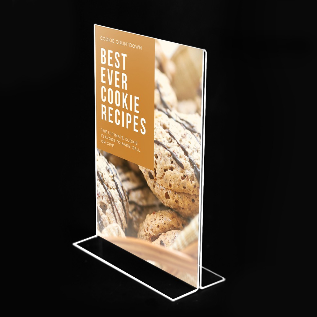

tent card a4 / akrilik tent card kualitas terbaik / name desk a4 / display menu akrilik / papan menu Best Seller