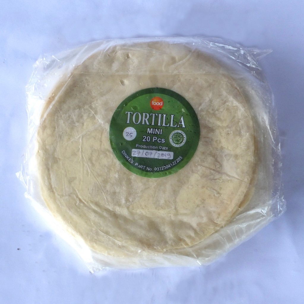 

Kulit Kebab Tortilla Mini Kecil Diameter 20 Cm