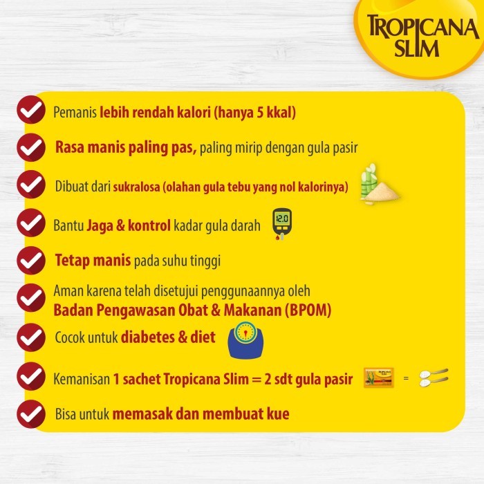

Tropicana Slim Classic Refill 500gr - Pengganti Gula