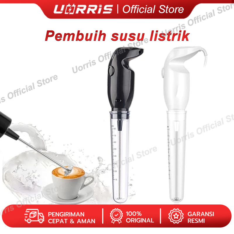 UORRIS Milk Frother Mixer Pengaduk Susu Kopi Foamer Elektrik