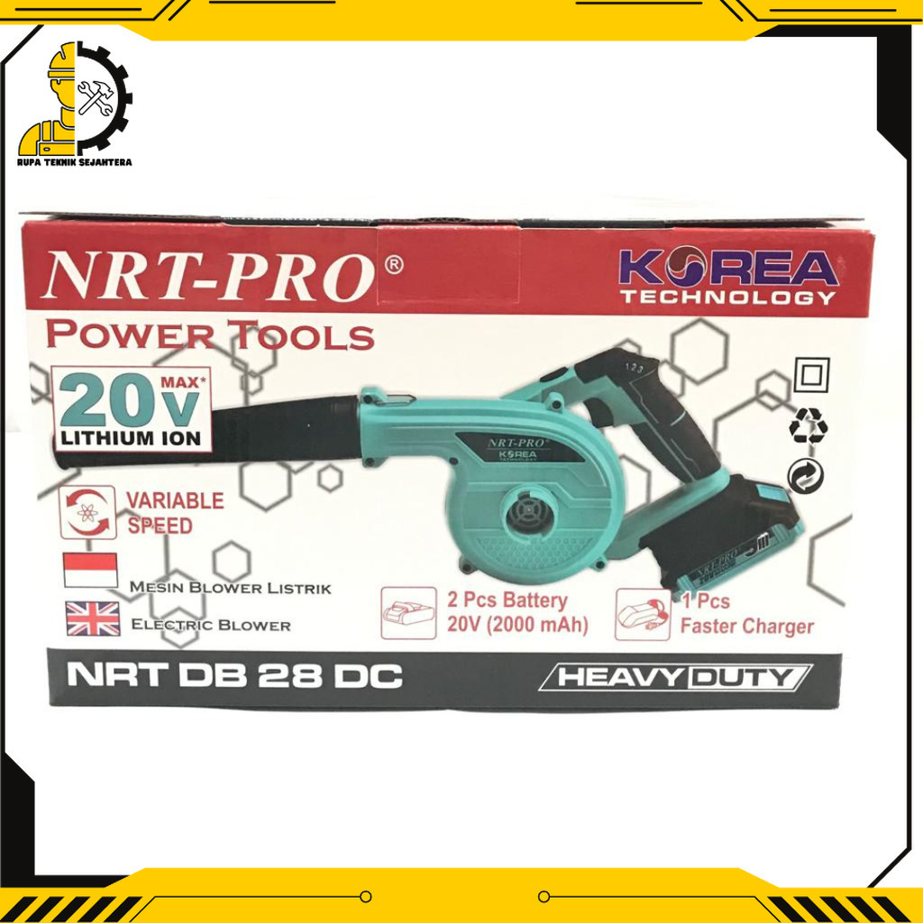 HAND BLOWER & VACUM CORDLESS / MESIN TIUP & HISAP BATERAI DB 28 DC NRT-PRO