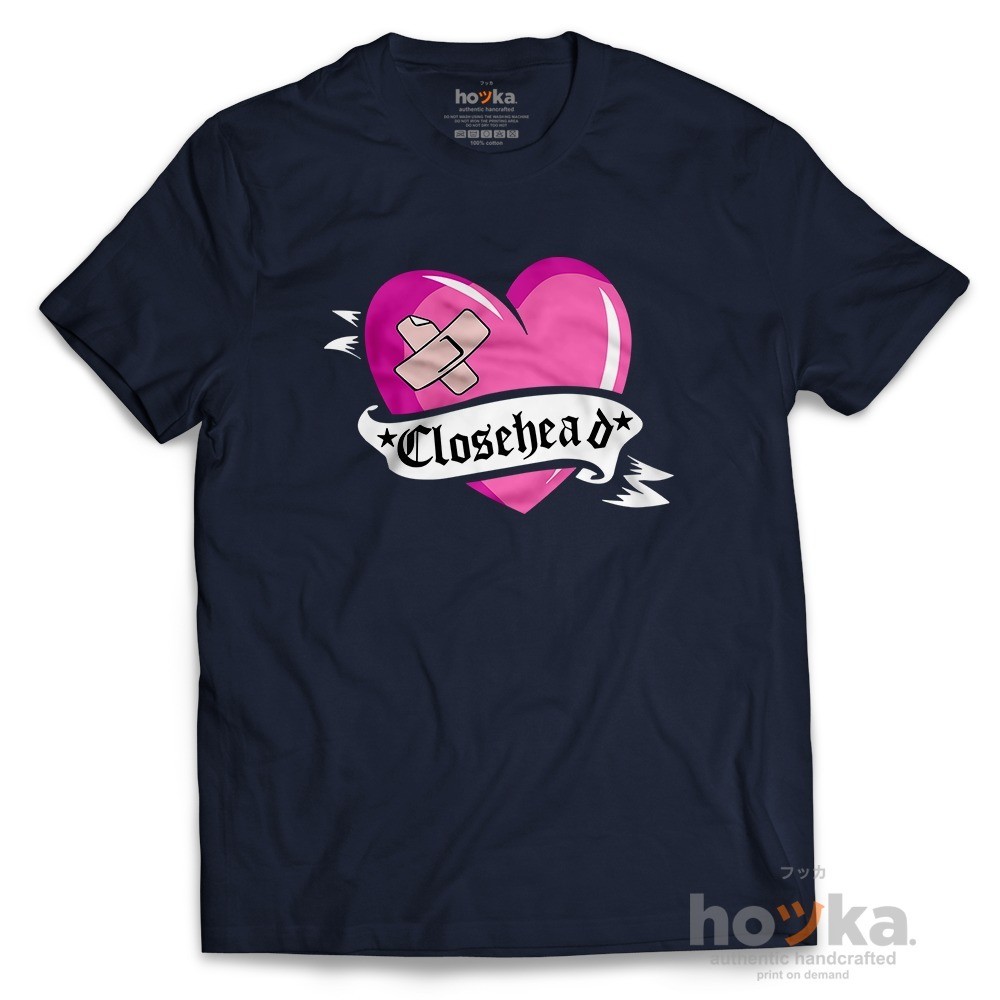 Kaos CLOSEHEAD HOOKA Distro Premium Kaos Band Pop Punk CLOSEHEAD