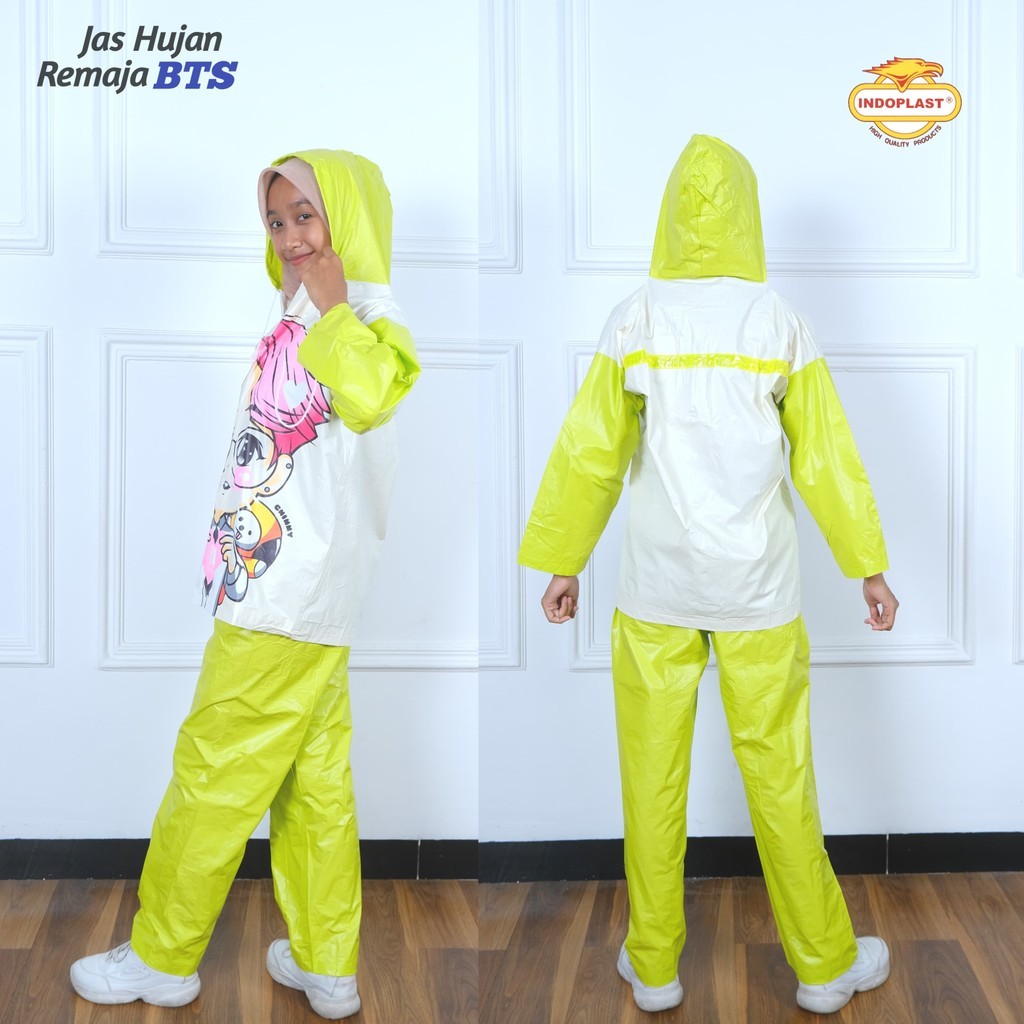 [Juragan Popok] Jas hujan anak BTS / jas hujan remaja/ jas hujan remaja baru/Jas hujan baju celana