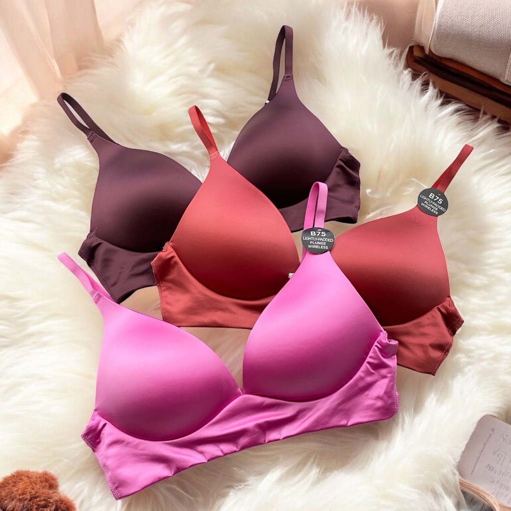 Bra BH PIERRE CARDIN Tanpa Kawat 62360 - Busa Tipis - Kait 2 - Size 32B 34B