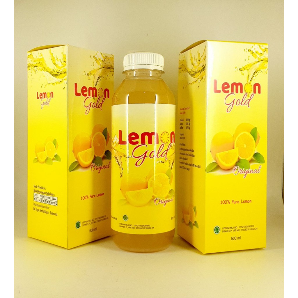 

JUICE DIET LEMON GOLD 500 ml Sari Lemon Asli Original Bantu Program Diet I LEMON GOLD JUICE DIED