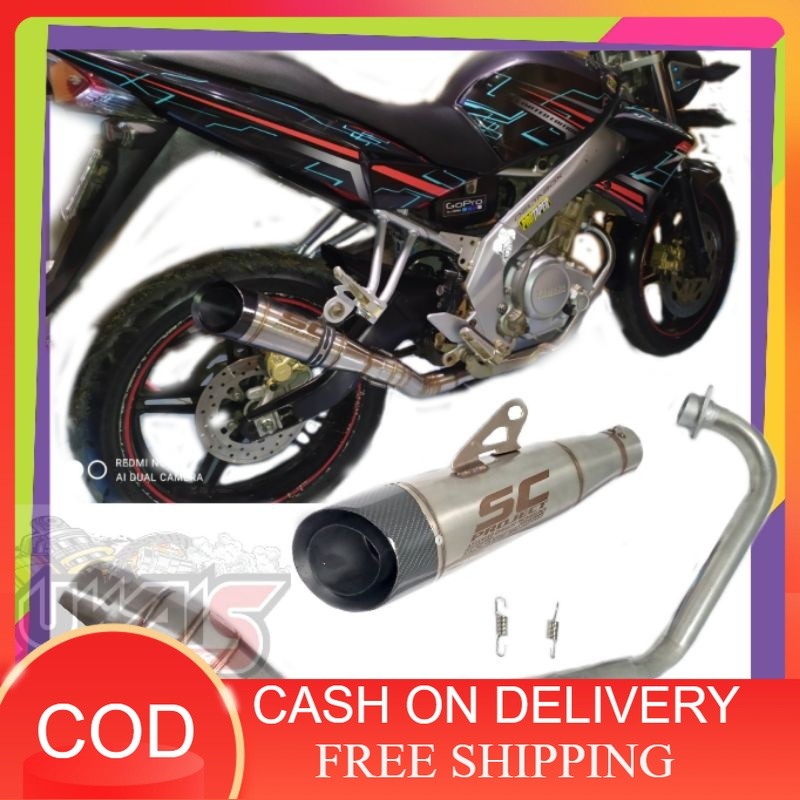 Exhaust ekzos FZ150i racing FZ150i new Vixion FZ150i