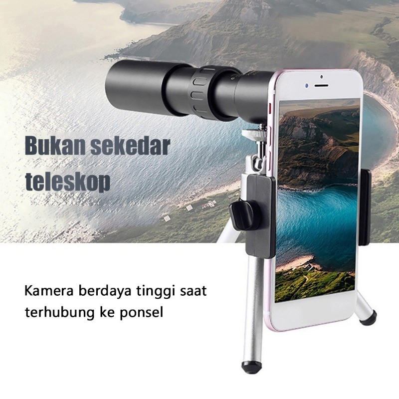 PROMO CODLENSA APEXEL 40X ZOOM /LENSA ZOOM YANG DAPAT DITARIK HP LENS KAMERA TELEZOOM APEXEL