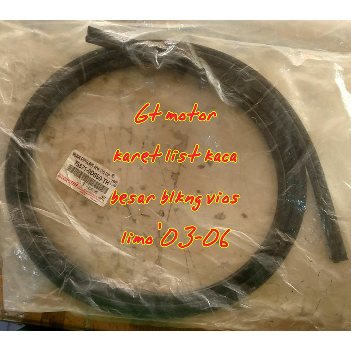 Karet List Kaca Besar Belakang Vios '2003-2006 / Limo '2003-2006 Murah