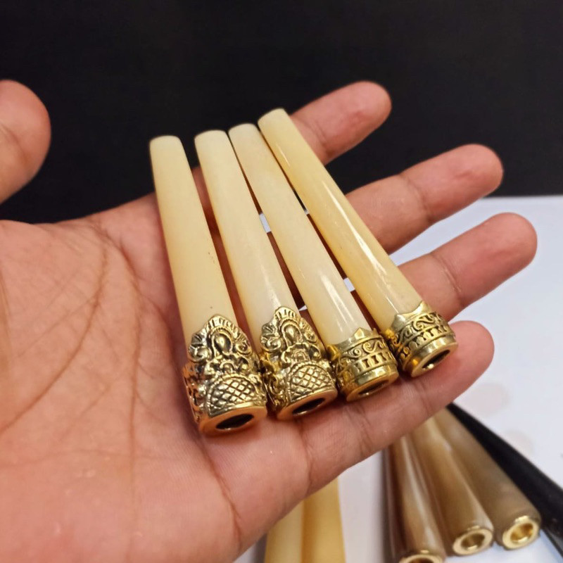 Once Pipa pipe Cangklong Tulang sapi asli super Premium mirip Gading