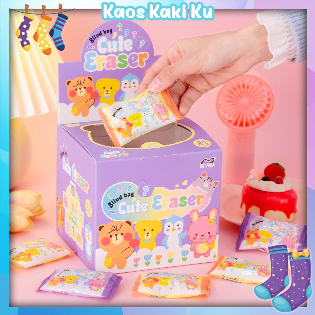 

Penghapus Pensil Karet Sekolah Motif Boneka Bahan Import Lucu COD 3