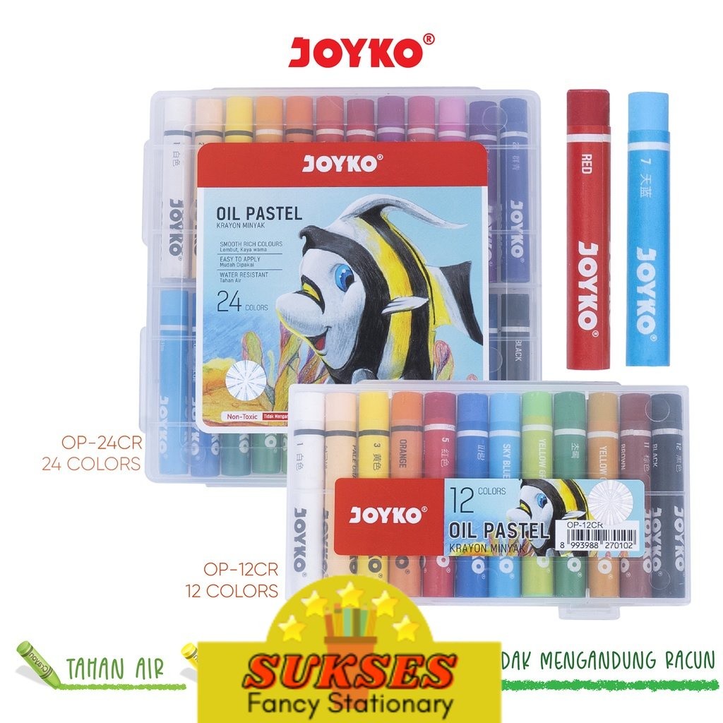 

Krayon Minyak Oil Pastel Joyko OP-CR