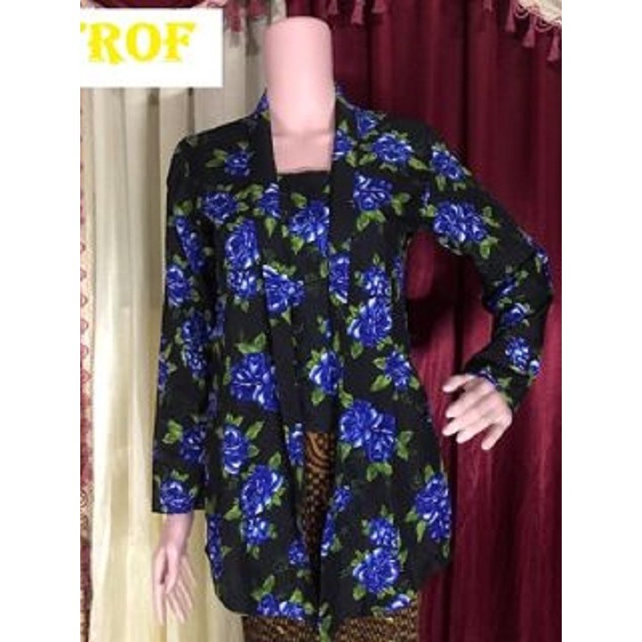 Kebaya kutu baru motif kembang batu -  kebaya kembang batu /Kebaya Kembang Dewasa / Kebaya Kutubaru