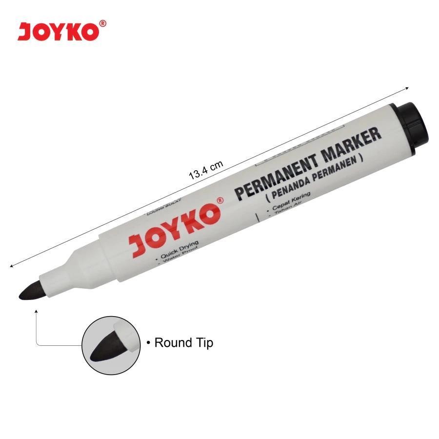 

Spidol Permanent Marker PM-17 Joyko HITAM Harga 1Pcs