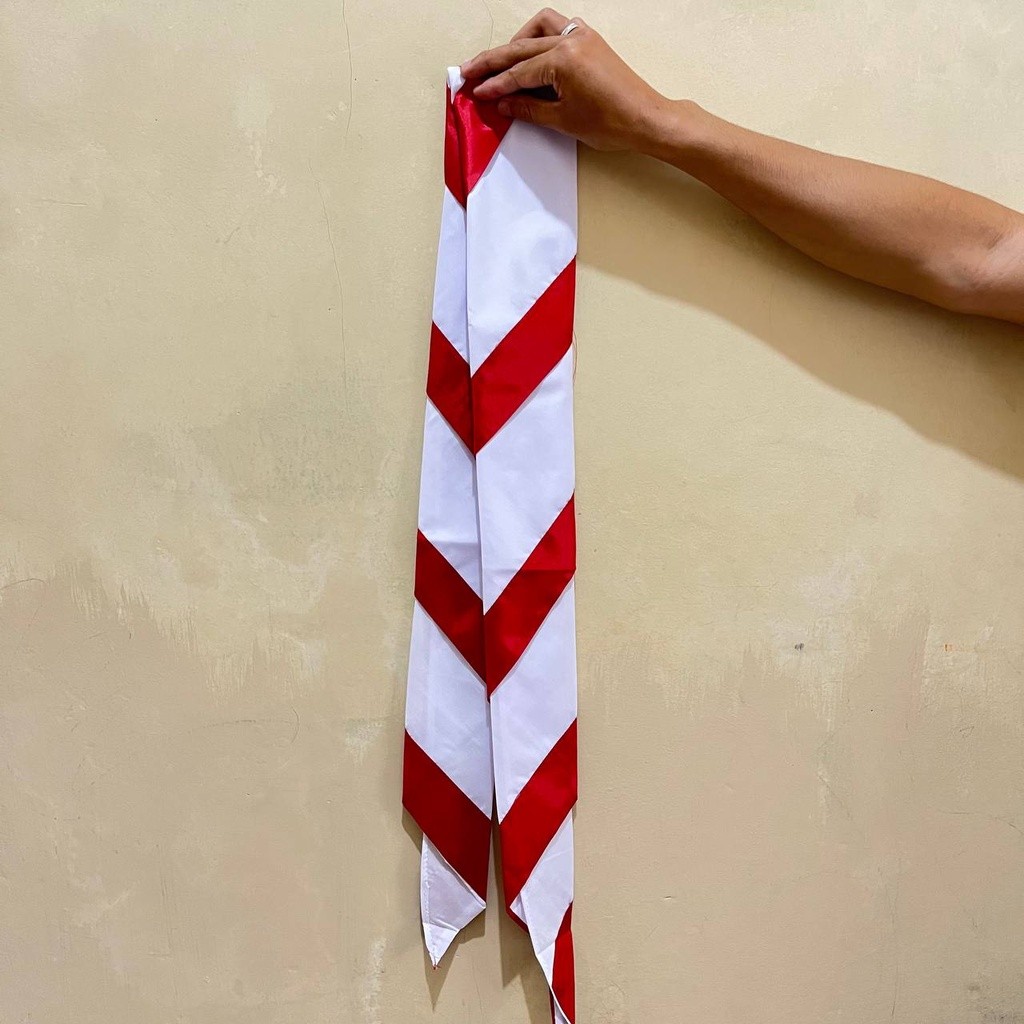 [COD] Hasduk Kacu Pramuka Dasi Pramuka Pembina 165cm Merah putih Murah Siaga Penggalang Penegak Panj